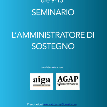 Seminario “Amministrazione di sostegno e mediazione familiare”