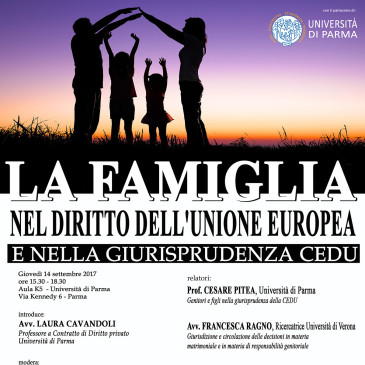 LA FAMIGLIA NEL DIRITTO DELL’UNIONE EUROPEA E NELLA GIURISPRUDENZA CEDU