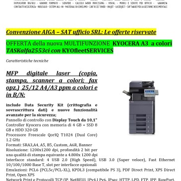 Convenzione SAT ufficio SRL